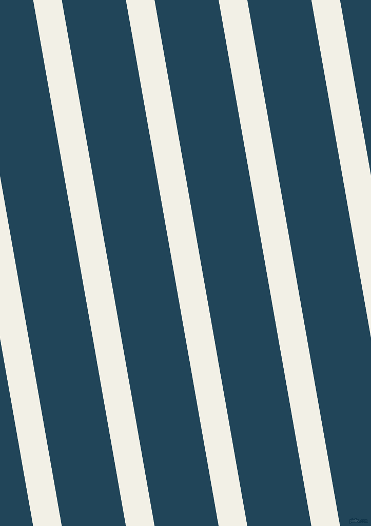100 degree angle lines stripes, 55 pixel line width, 123 pixel line spacing, Alabaster and Astronaut Blue angled lines and stripes seamless tileable