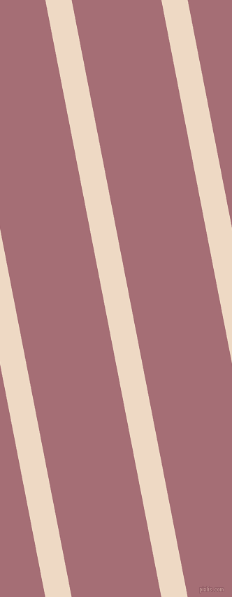 101 degree angle lines stripes, 37 pixel line width, 126 pixel line spacing, Almond and Turkish Rose angled lines and stripes seamless tileable