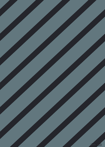 43 degree angle lines stripes, 18 pixel line width, 41 pixel line spacing, Black Russian and Blue Bayoux angled lines and stripes seamless tileable
