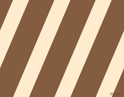 67 degree angle lines stripes, 51 pixel line width, 80 pixel line spacing, Blanched Almond and Potters Clay angled lines and stripes seamless tileable
