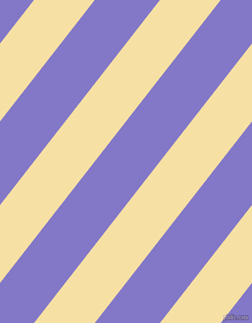 52 degree angle lines stripes, 68 pixel line width, 73 pixel line spacing, Buttermilk and Moody Blue angled lines and stripes seamless tileable