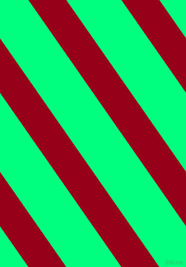 125 degree angle lines stripes, 62 pixel line width, 90 pixel line spacing, Carmine and Spring Green angled lines and stripes seamless tileable