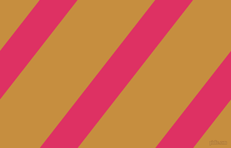 52 degree angle lines stripes, 61 pixel line width, 125 pixel line spacing, Cerise and Anzac angled lines and stripes seamless tileable
