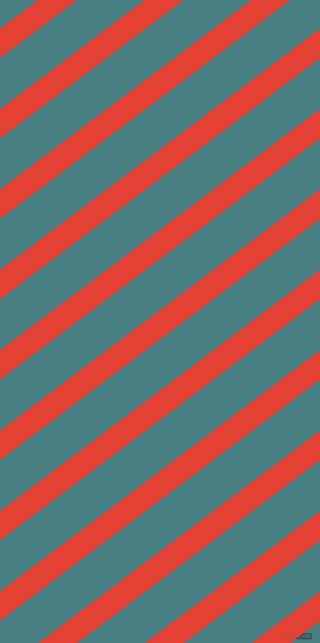37 degree angle lines stripes, 26 pixel line width, 45 pixel line spacing, Cinnabar and Paradiso angled lines and stripes seamless tileable