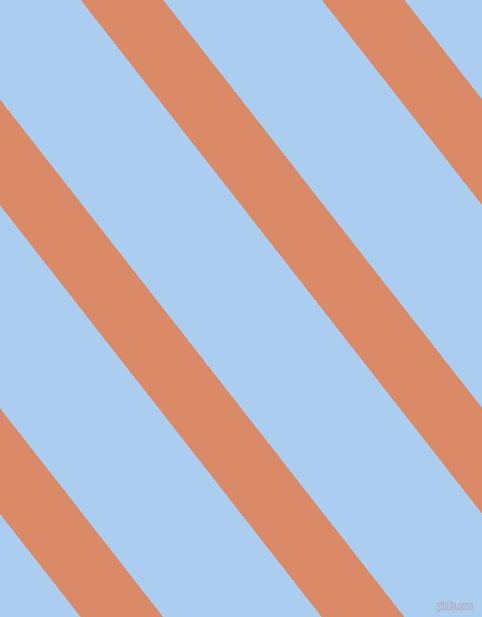 128 degree angle lines stripes, 65 pixel line width, 125 pixel line spacing, Copper and Pale Cornflower Blue angled lines and stripes seamless tileable