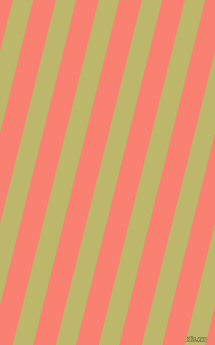 76 degree angle lines stripes, 28 pixel line width, 31 pixel line spacing, Dark Khaki and Salmon angled lines and stripes seamless tileable