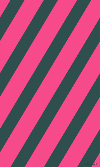 59 degree angle lines stripes, 39 pixel line width, 53 pixel line spacing, Dark Slate Grey and French Rose angled lines and stripes seamless tileable