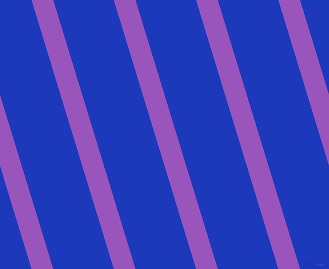 107 degree angle lines stripes, 42 pixel line width, 117 pixel line spacing, Deep Lilac and Persian Blue angled lines and stripes seamless tileable