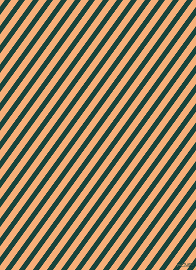 54 degree angle lines stripes, 10 pixel line width, 13 pixel line spacing, Deep Teal and Tacao angled lines and stripes seamless tileable