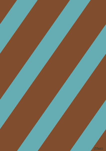 55 degree angle lines stripes, 68 pixel line width, 106 pixel line spacing, Fountain Blue and Korma angled lines and stripes seamless tileable