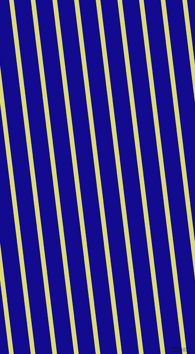 97 degree angle lines stripes, 9 pixel line width, 33 pixel line spacing, Goldenrod and Ultramarine angled lines and stripes seamless tileable