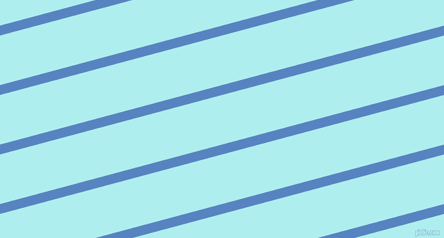 15 degree angle lines stripes, 14 pixel line width, 70 pixel line spacing, Havelock Blue and Pale Turquoise angled lines and stripes seamless tileable