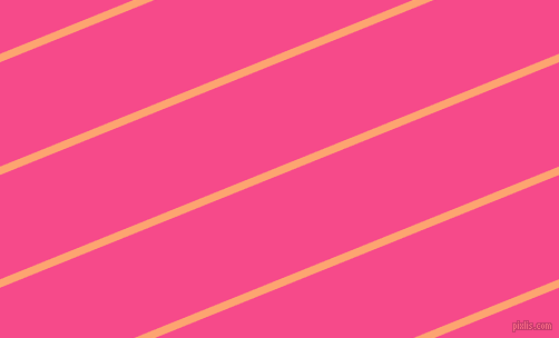 22 degree angle lines stripes, 7 pixel line width, 87 pixel line spacing, Hit Pink and French Rose angled lines and stripes seamless tileable