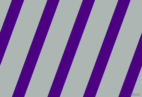 70 degree angle lines stripes, 40 pixel line width, 76 pixel line spacing, Indigo and Periglacial Blue angled lines and stripes seamless tileable