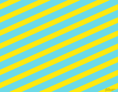 24 degree angle lines stripes, 18 pixel line width, 24 pixel line spacing, Lemon and Turquoise Blue angled lines and stripes seamless tileable