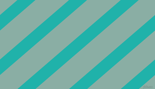 41 degree angle lines stripes, 45 pixel line width, 84 pixel line spacing, Light Sea Green and Sea Nymph angled lines and stripes seamless tileable