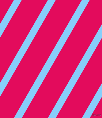 60 degree angle lines stripes, 24 pixel line width, 79 pixel line spacing, Light Sky Blue and Razzmatazz angled lines and stripes seamless tileable