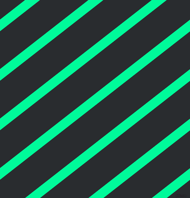 38 degree angle lines stripes, 31 pixel line width, 100 pixel line spacing, Medium Spring Green and Bunker angled lines and stripes seamless tileable