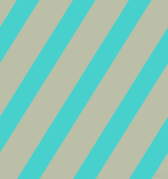 58 degree angle lines stripes, 66 pixel line width, 98 pixel line spacing, Medium Turquoise and Beryl Green angled lines and stripes seamless tileable