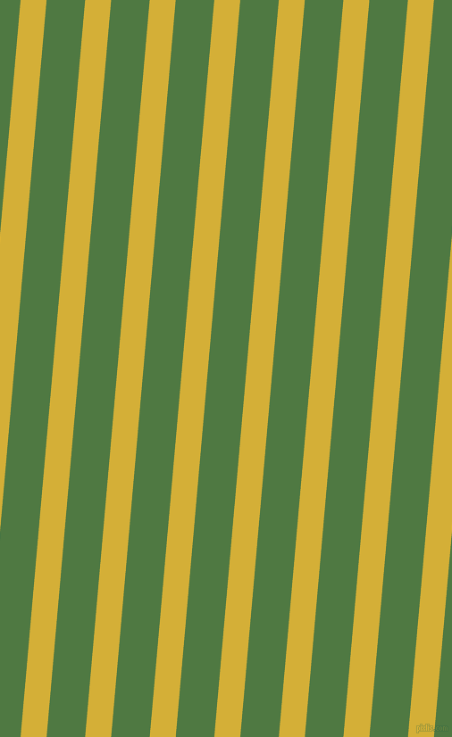 85 degree angle lines stripes, 29 pixel line width, 43 pixel line spacing, Metallic Gold and Fern Green angled lines and stripes seamless tileable