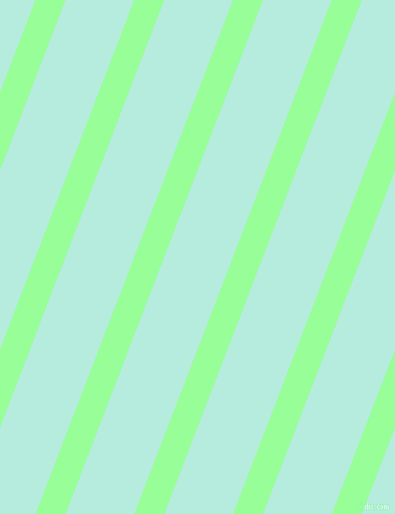 69 degree angle lines stripes, 31 pixel line width, 71 pixel line spacing, Mint Green and Water Leaf angled lines and stripes seamless tileable
