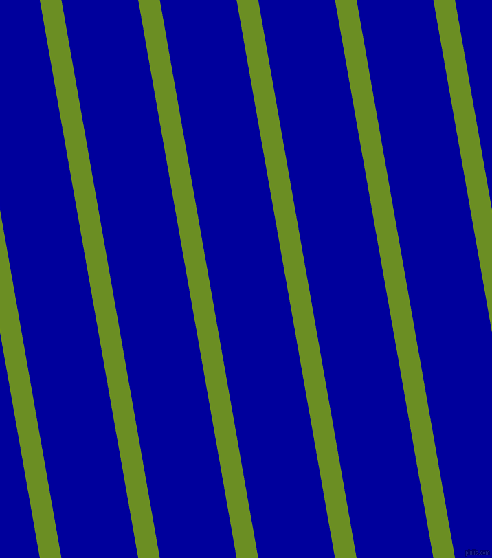 100 degree angle lines stripes, 31 pixel line width, 110 pixel line spacing, Olive Drab and New Midnight Blue angled lines and stripes seamless tileable