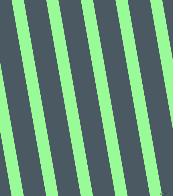 100 degree angle lines stripes, 42 pixel line width, 77 pixel line spacing, Pale Green and Fiord angled lines and stripes seamless tileable