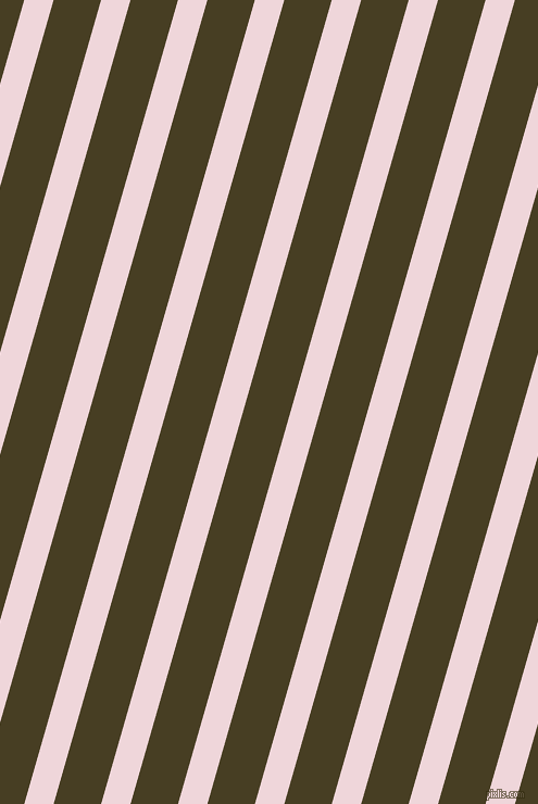 74 degree angle lines stripes, 26 pixel line width, 42 pixel line spacing, Pale Rose and Madras angled lines and stripes seamless tileable