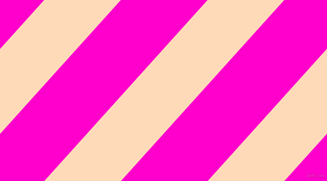 48 degree angle lines stripes, 113 pixel line width, 128 pixel line spacing, Peach Puff and Hot Magenta angled lines and stripes seamless tileable