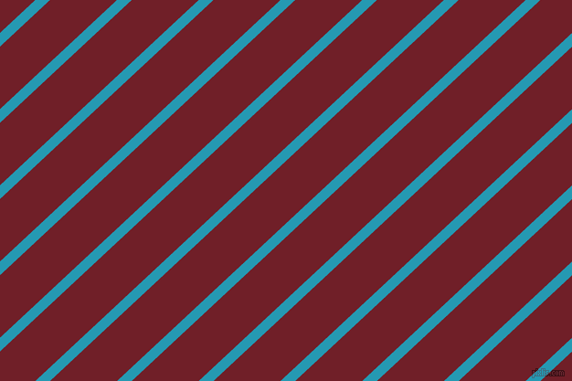 43 degree angle lines stripes, 11 pixel line width, 50 pixel line spacing, Pelorous and Red Berry angled lines and stripes seamless tileable