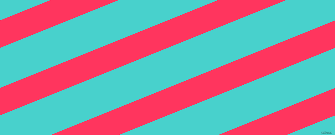 22 degree angle lines stripes, 83 pixel line width, 121 pixel line spacing, Radical Red and Medium Turquoise angled lines and stripes seamless tileable
