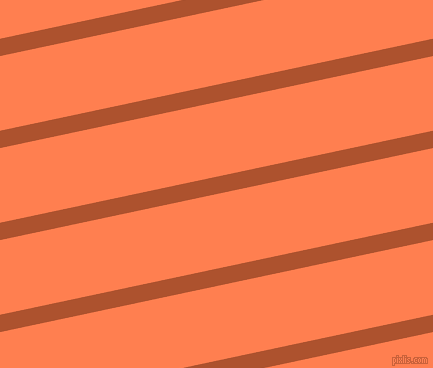12 degree angle lines stripes, 17 pixel line width, 73 pixel line spacing, Red Stage and Coral angled lines and stripes seamless tileable