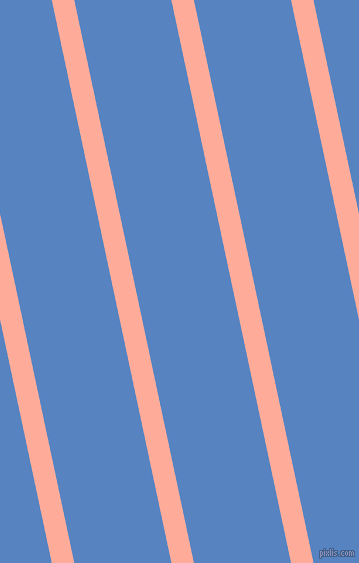 102 degree angle lines stripes, 22 pixel line width, 95 pixel line spacing, Rose Bud and Havelock Blue angled lines and stripes seamless tileable