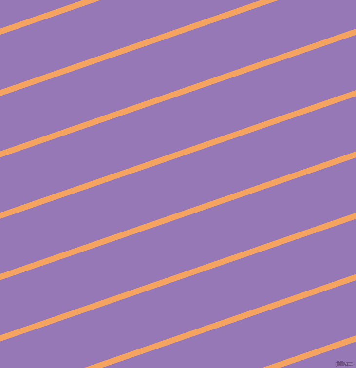 19 degree angle lines stripes, 12 pixel line width, 107 pixel line spacing, Sandy Brown and Purple Mountain