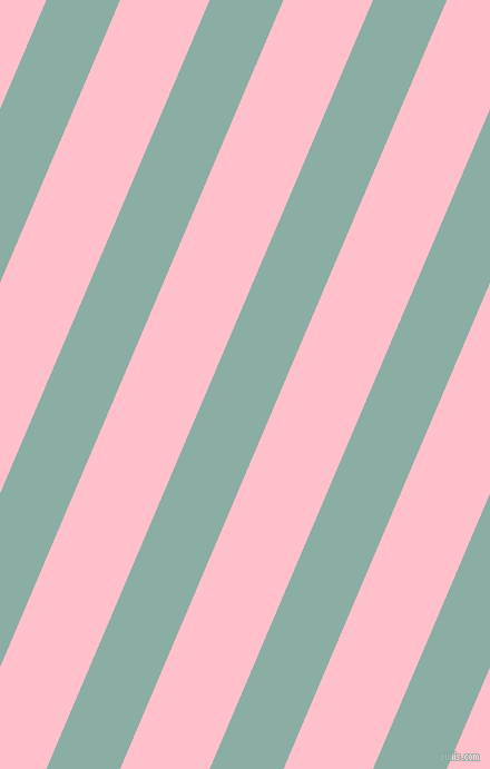 67 degree angle lines stripes, 61 pixel line width, 74 pixel line spacing, Sea Nymph and Pink angled lines and stripes seamless tileable