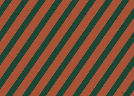 55 degree angle lines stripes, 20 pixel line width, 27 pixel line spacing, Sherwood Green and Orange Roughy angled lines and stripes seamless tileable