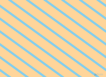 144 degree angle lines stripes, 9 pixel line width, 34 pixel line spacing, Sky Blue and Caramel angled lines and stripes seamless tileable