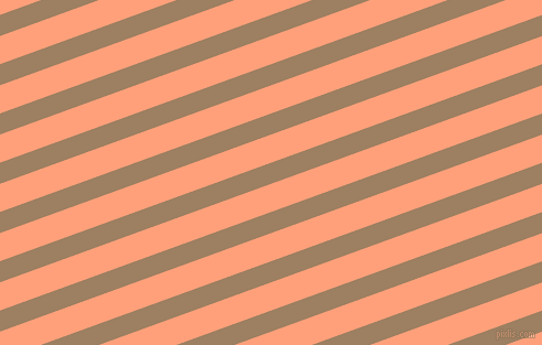 20 degree angle lines stripes, 18 pixel line width, 24 pixel line spacing, Sorrell Brown and Light Salmon angled lines and stripes seamless tileable