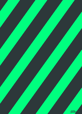 54 degree angle lines stripes, 37 pixel line width, 48 pixel line spacing, Spring Green and Outer Space angled lines and stripes seamless tileable