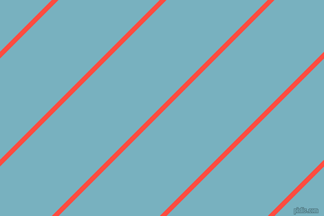 45 degree angle lines stripes, 7 pixel line width, 104 pixel line spacing, Sunset Orange and Glacier angled lines and stripes seamless tileable