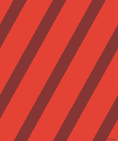 61 degree angle lines stripes, 39 pixel line width, 75 pixel line spacing, Tall Poppy and Cinnabar angled lines and stripes seamless tileable