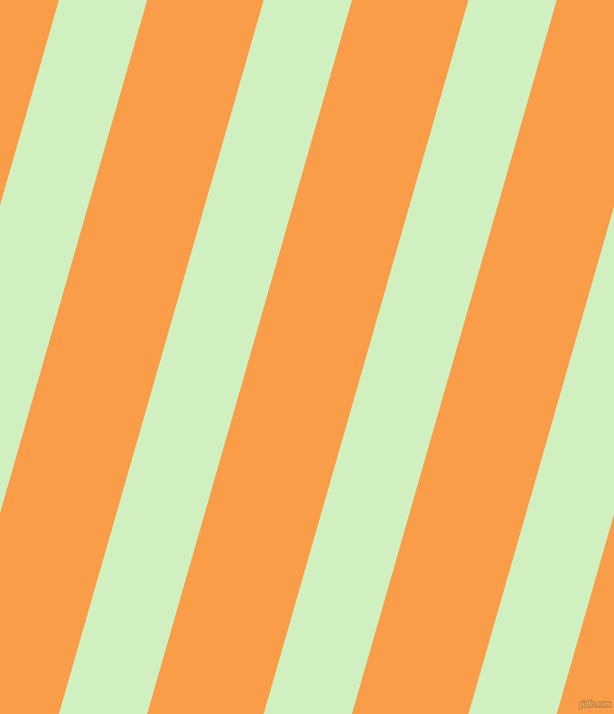 74 degree angle lines stripes, 94 pixel line width, 124 pixel line spacing, Tea Green and Sunshade angled lines and stripes seamless tileable