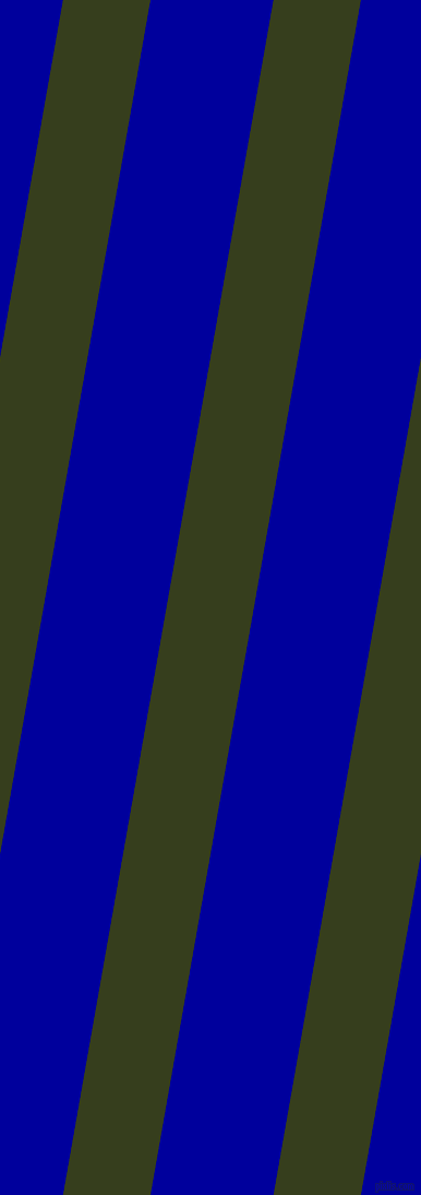 80 degree angle lines stripes, 79 pixel line width, 111 pixel line spacing, Turtle Green and New Midnight Blue angled lines and stripes seamless tileable