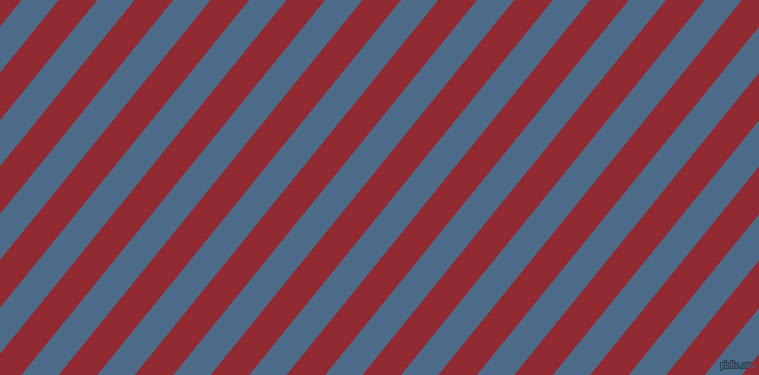 51 degree angle lines stripes, 29 pixel line width, 30 pixel line spacing, Wedgewood and Bright Red angled lines and stripes seamless tileable