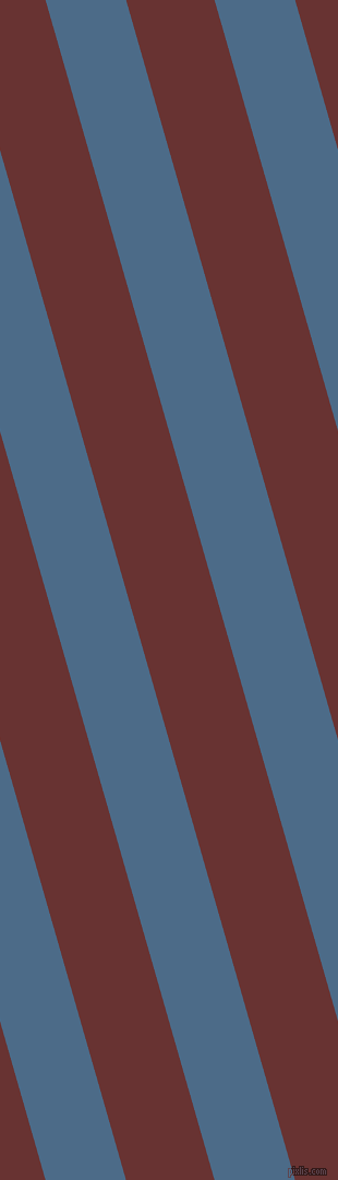 106 degree angle lines stripes, 71 pixel line width, 78 pixel line spacing, Wedgewood and Persian Plum angled lines and stripes seamless tileable