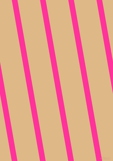 100 degree angle lines stripes, 19 pixel line width, 76 pixel line spacing, Wild Strawberry and Burly Wood angled lines and stripes seamless tileable
