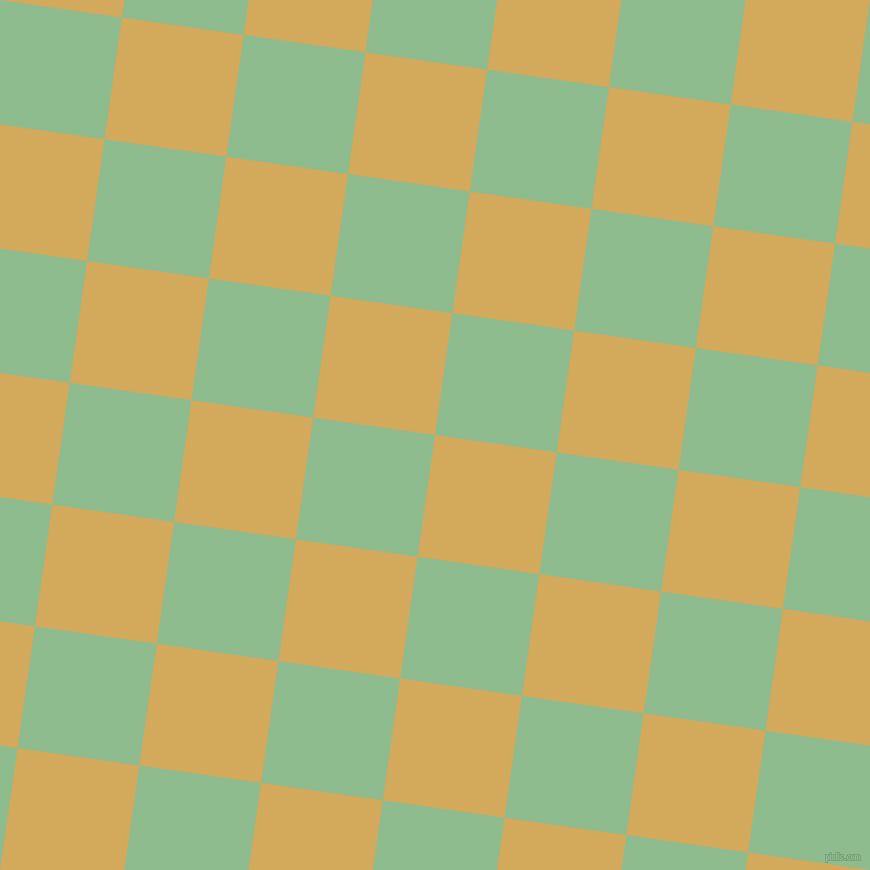 82/172 degree angle diagonal checkered chequered squares checker pattern checkers background, 123 pixel square size, , Apache and Dark Sea Green checkers chequered checkered squares seamless tileable