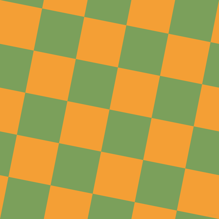 79/169 degree angle diagonal checkered chequered squares checker pattern checkers background, 169 pixel squares size, , Asparagus and Yellow Sea checkers chequered checkered squares seamless tileable