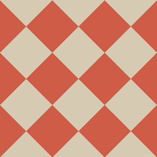 45/135 degree angle diagonal checkered chequered squares checker pattern checkers background, 149 pixel square size, Aths Special and Dark Coral checkers chequered checkered squares seamless tileable