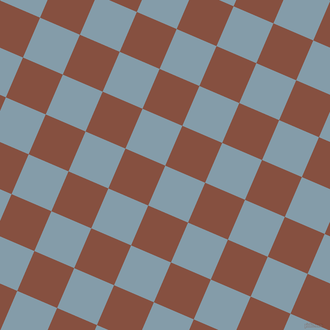 67/157 degree angle diagonal checkered chequered squares checker pattern checkers background, 85 pixel square size, , Bali Hai and Ironstone checkers chequered checkered squares seamless tileable